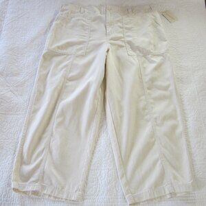 Universal Thread Jeans 17 Cream Front Pocket Wide Leg